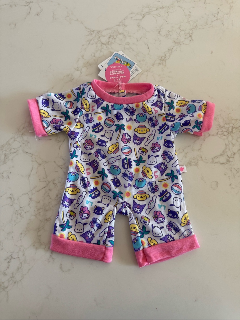 Hello kitty build a bear la exclusive sleeper pajama Bab Sanrio New